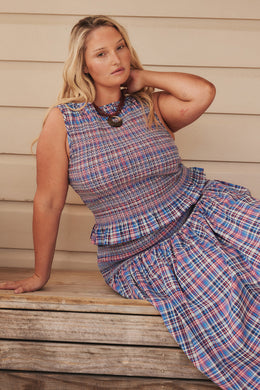 Ruby - Anastasia Tank, Poolside Tartan