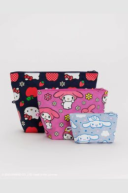 Baggu - Go Pouch Set, Hello Kitty and Friends