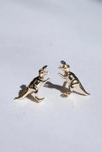 Meadowlark - Dinosaur Stud Earrings, Gold Plated