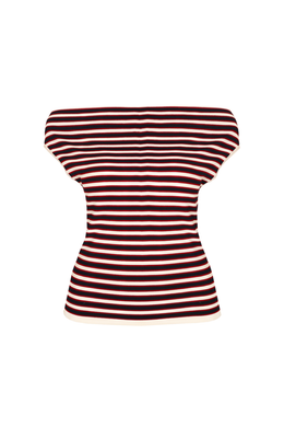 Ruby - Emma Knit Top, Riviera Stripe