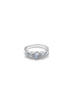 Stolen Girlfriends Club Jewellery - Halo Cluster Ring, Moonstone/Silver