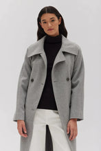 Assembly Label - Cocoon Coat, Grey Marle