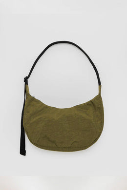 Baggu - Medium Nylon Crescent Bag, Seaweed