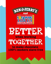 Tony's Chocolonely x Ben and Jerry's - Dark Milk Chocolate Brownie Chocolate Bar