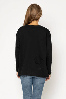 Blacklist - Ivory Sweatshirt, Black