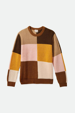 Brixton - Savannah Sweater, Washed Copper