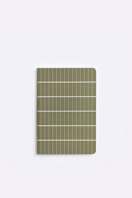 Lettuce - A5 Soft Cover Notebook, Tile Olive