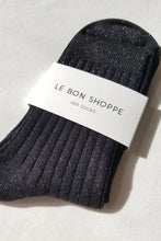 Le Bon Shoppe - Her Socks Lurex, Black Copper Glitter