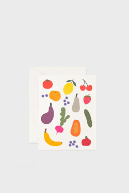 Lettuce - Greeting Card, Colourful Fruit