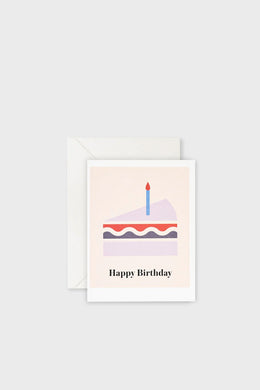 Lettuce - Greeting Card, Happy Birthday Cake