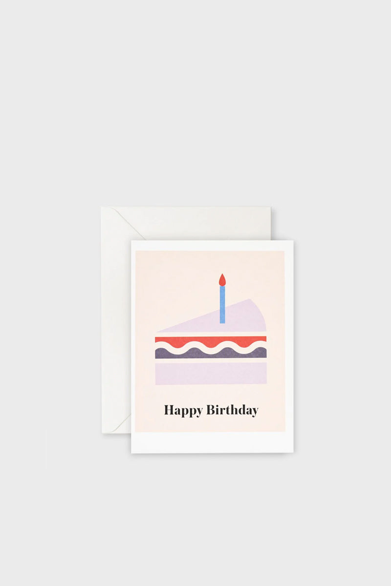 Lettuce - Greeting Card, Happy Birthday Cake