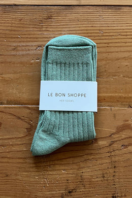 Le Bon Shoppe - Her Socks Lurex, Jade Glitter