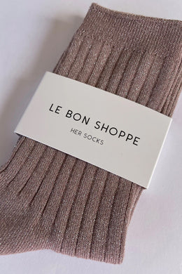 Le Bon Shoppe - Her Socks Lurex, Jute Glitter