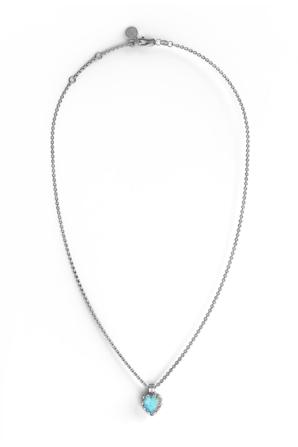 Stolen Girlfriends Club Jewellery - Love Claw Necklace, Sterling Silver/Bello Opal