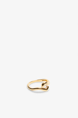 Flash Jewellery - Lucid Topaz Ring, 14k Vermeil