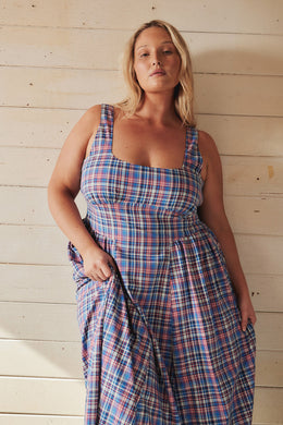 Ruby - Selma Dress, Poolside Tartan