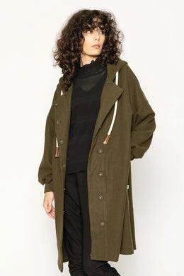 Two By Two - Taylor Wool Felt Jacket, Seaweed