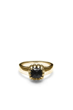 Stolen Girlfriends Club Jewellery - Baby Claw Ring, 18K Gold Plated/ Onyx