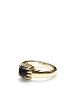 Stolen Girlfriends Club Jewellery - Baby Claw Ring, 18K Gold Plated/ Onyx