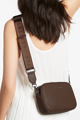 Status Anxiety - Plunder With Webbed Strap, Cocoa