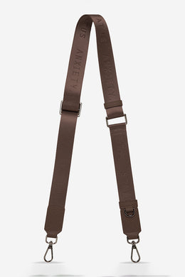 Status Anxiety - Web Strap Thin, Cocoa