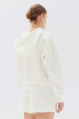 Assembly Label - Rosie Hooded Sweater, Antique White
