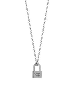 Meadowlark - Lock Charm Necklace, Sterling Silver