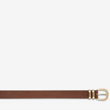 Status Anxiety - Let It Be Belt, Tan/Gold