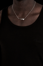 Stolen Girlfriends Club Jewellery - Rose Bar Necklace, Sterling Silver