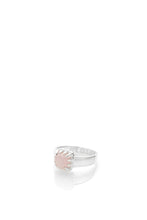 Stolen Girlfriends Club Jewellery - Baby Claw Ring in Rose Quartz/Sterling Silver