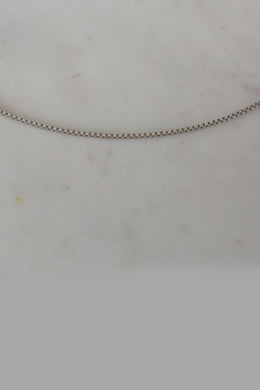 Sophie - Box Chain Necklace, Silver