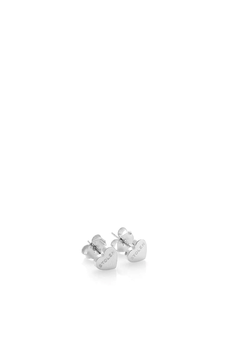 Stolen Girlfriends Club Jewellery - Stolen Heart Earrings, Sterling Silver