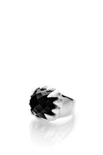 Stolen Girlfriends Club Jewellery - Claw Ring, Onyx/Silver