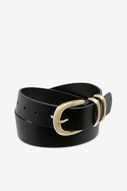 Status Anxiety - Let It Be Belt, Black/Gold
