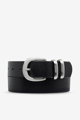 Status Anxiety - Let It Be Belt, Black/Silver