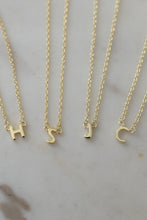 Sophie - Little Letter Necklace, Gold