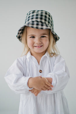 Sophie - Mini Love Bucket Kids Hat, Checks