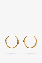 Flash Jewellery - Momento Large Hoops, 14k Vermeil