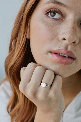 Sophie - Sweet Signet Ring, Silver