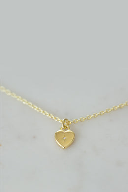 Sophie - Sweetheart Necklace, Gold