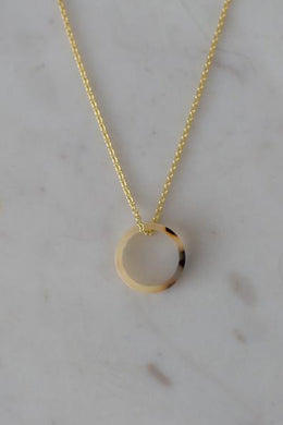 Sophie - Torty Necklace, 14ct Gold/Light