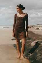 Dominique Healy - Jolene Longsleeve Tee, Chocolate