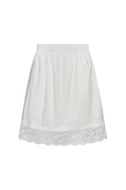 Commonplace - Night Night Lace Skirt, White