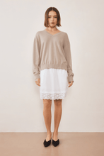 Commonplace - Night Night Lace Skirt, White