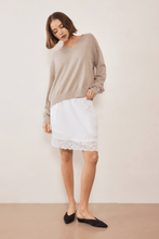 Commonplace - Night Night Lace Skirt, White
