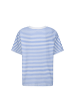 Commonplace - Morale T Shirt, Blue Stripe