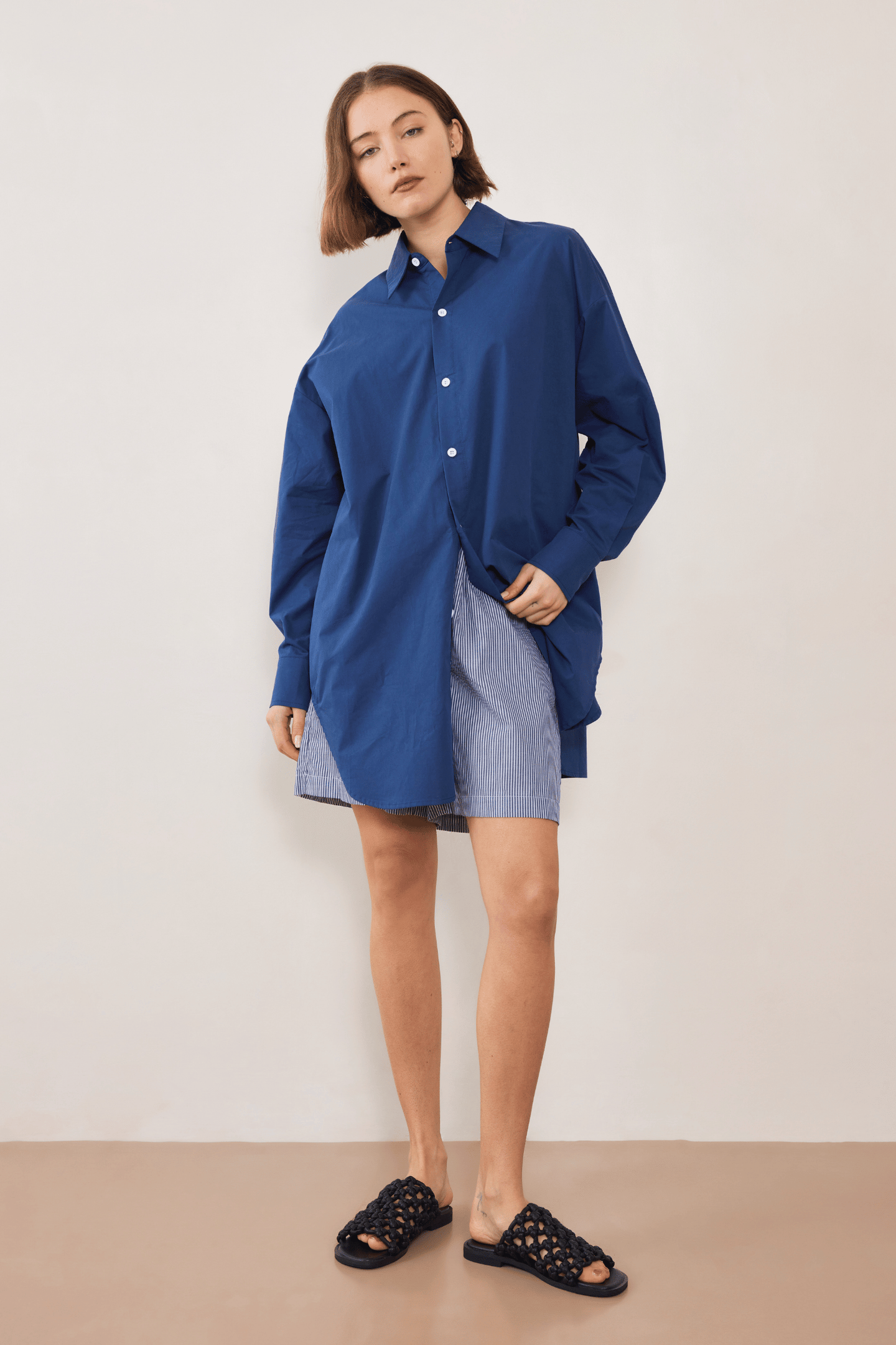 Commonplace - Peachy Shirt, Navy