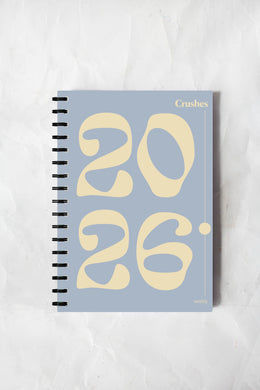 Crushes - 2026 Weekly Diary, Blue
