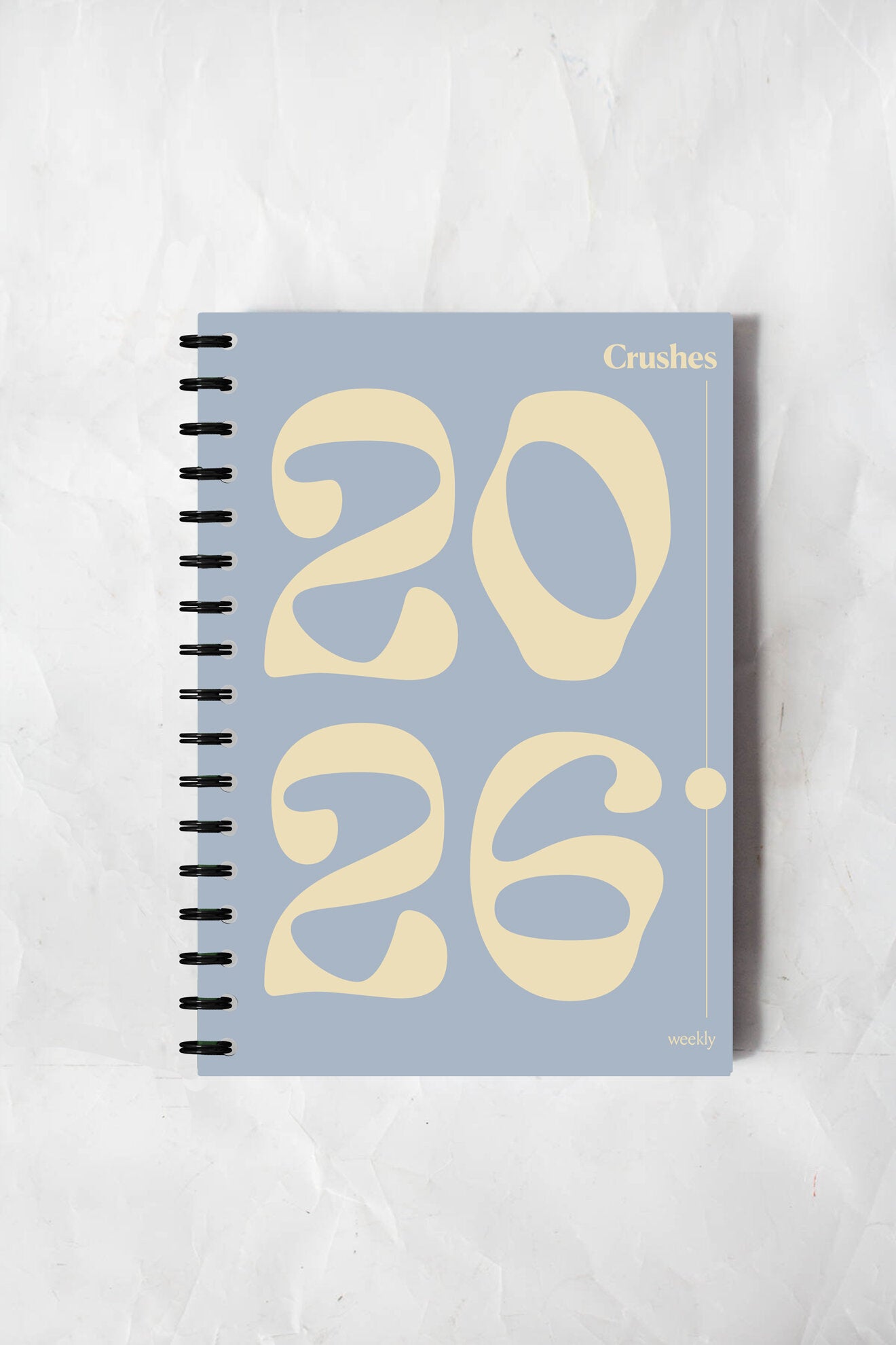 Crushes - 2026 Weekly Diary, Blue