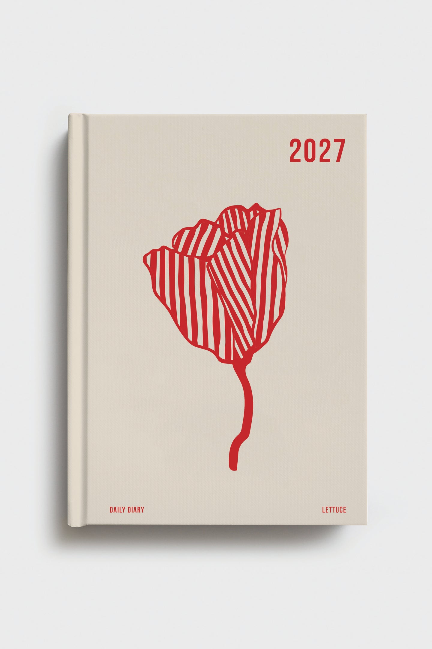 Lettuce - Daily Diary 2027, Red Bloom